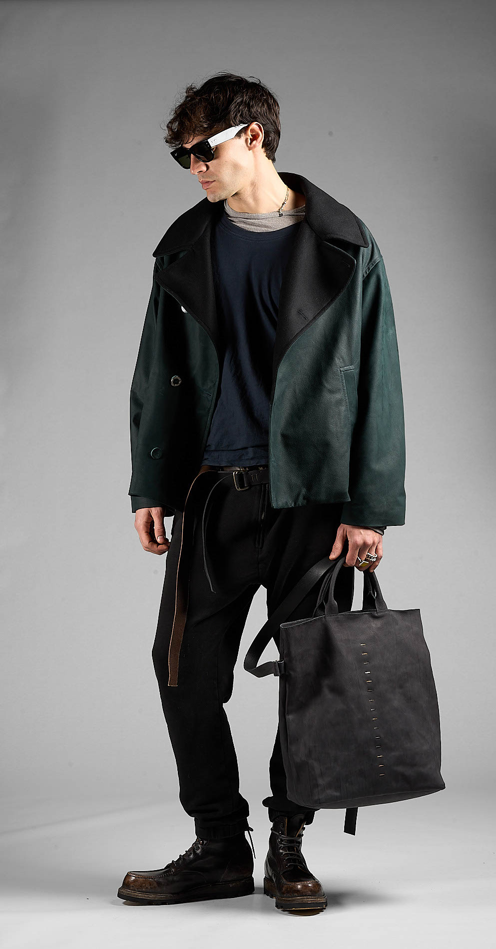 daniele basta leather and silver bags - WEARING